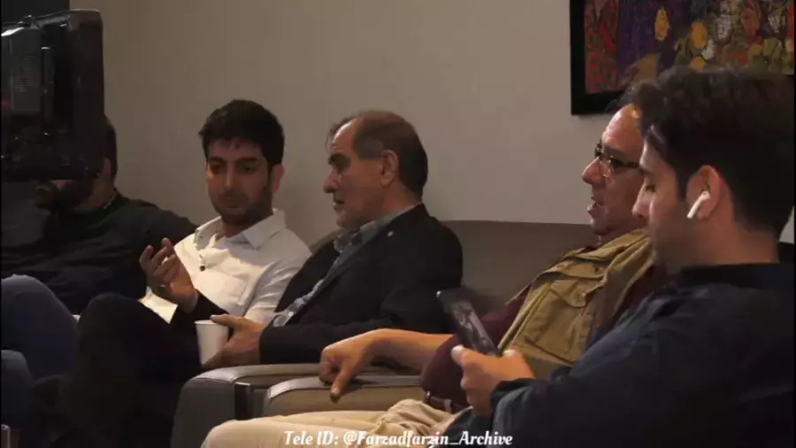 پشت صحنه سریال مانکن با حضور فرزاد فرزین