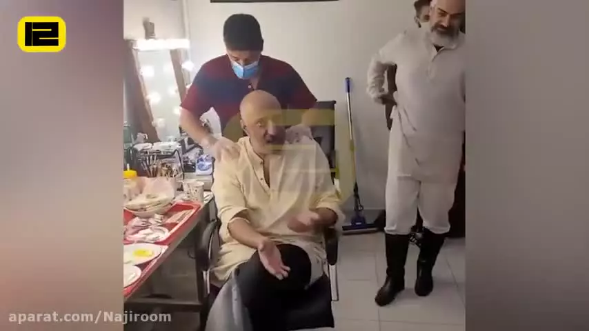 شوخی و کل کل عوامل پشت صحنه سریال جیران با امیر جعفری