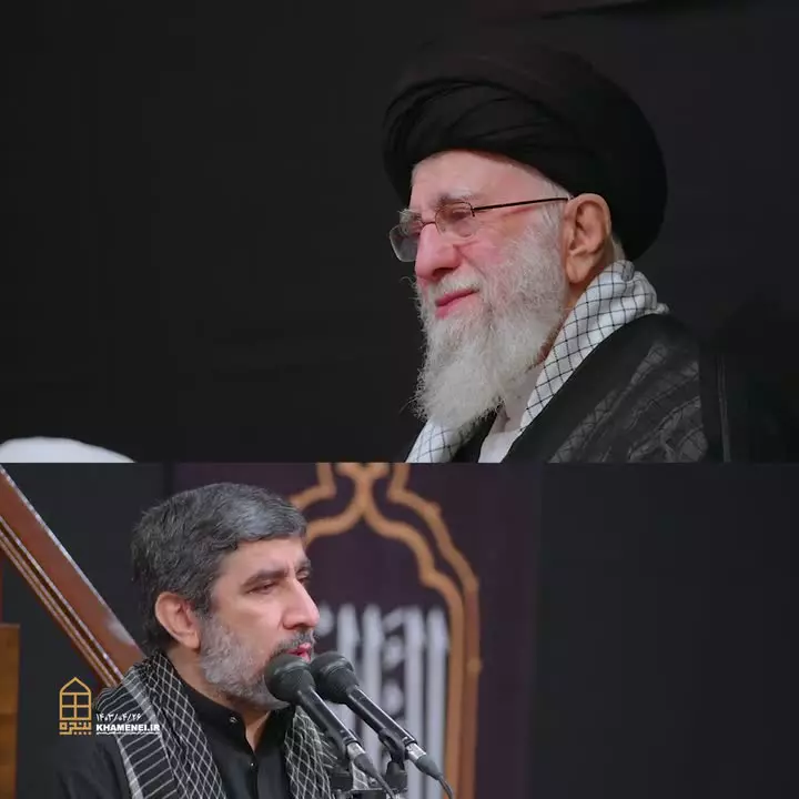 گریه‌های امام خامنه ای عزیز با شنیدن ماجرای رؤیای صادقه در روضه‌خوانی حاج مهدی سلحشور