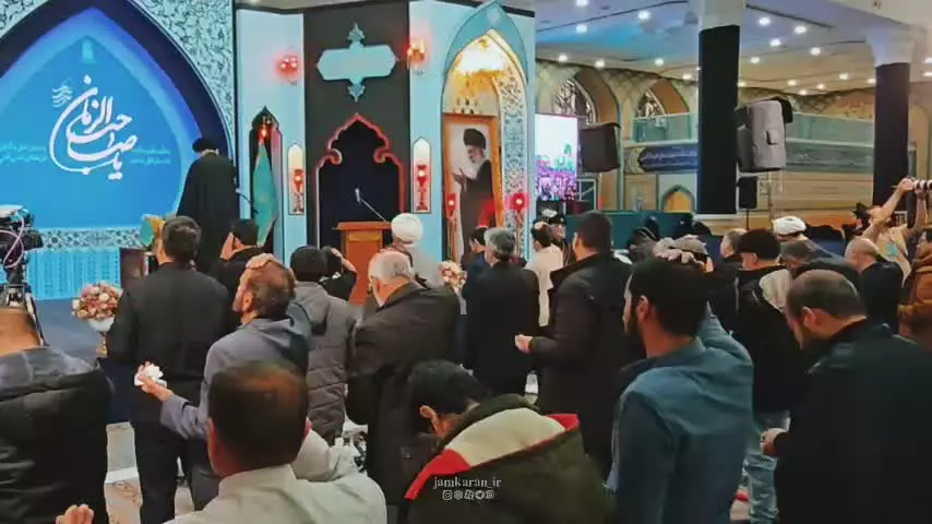 قاب‌هایی از تحویل سال ۱۴۰۵ در آستان مقدس مسجد جمکران