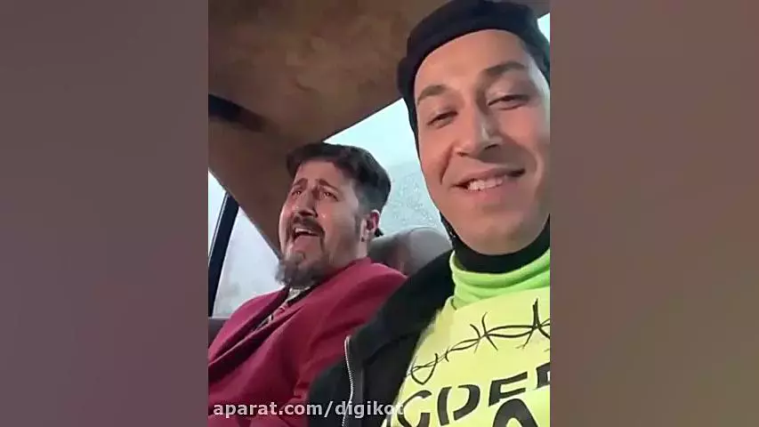 بهتاش و سارا و نیکا در پشت صحنه سریال پایتخت 6