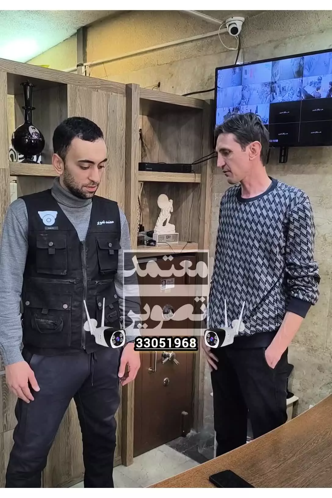 پروژه نصب دوربین مداربسته بازارسنگ ـ معتمد تصویر