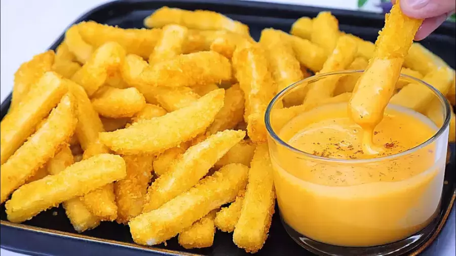 طرز تهیه سیب زمینی سوخاری با سس خوشمزه و آسان
