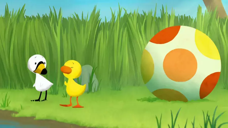 کارتون زبان اصلی duck and goose