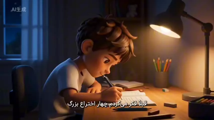 انیمیشن «سفر تاریخی برای ۴ اختراع»-قسمت ششم