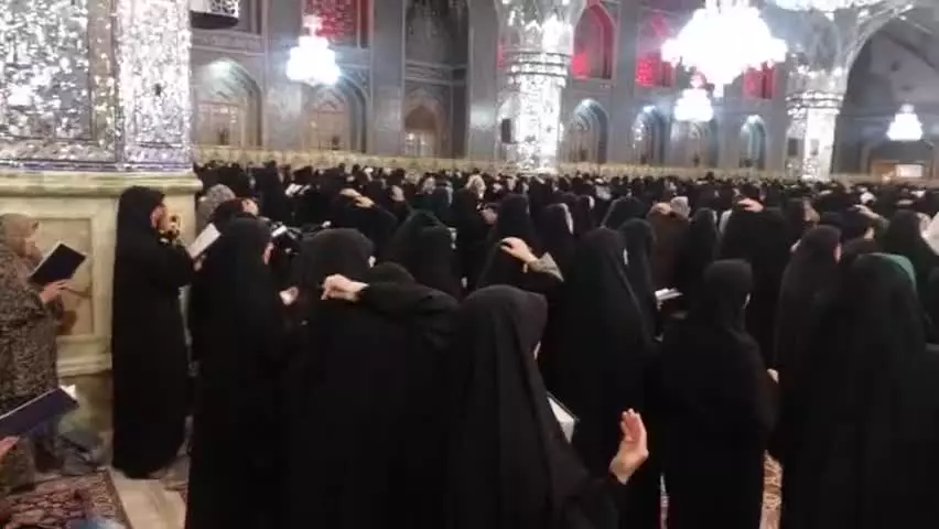 استغاثه زائران حرم رضوی به امام زمان