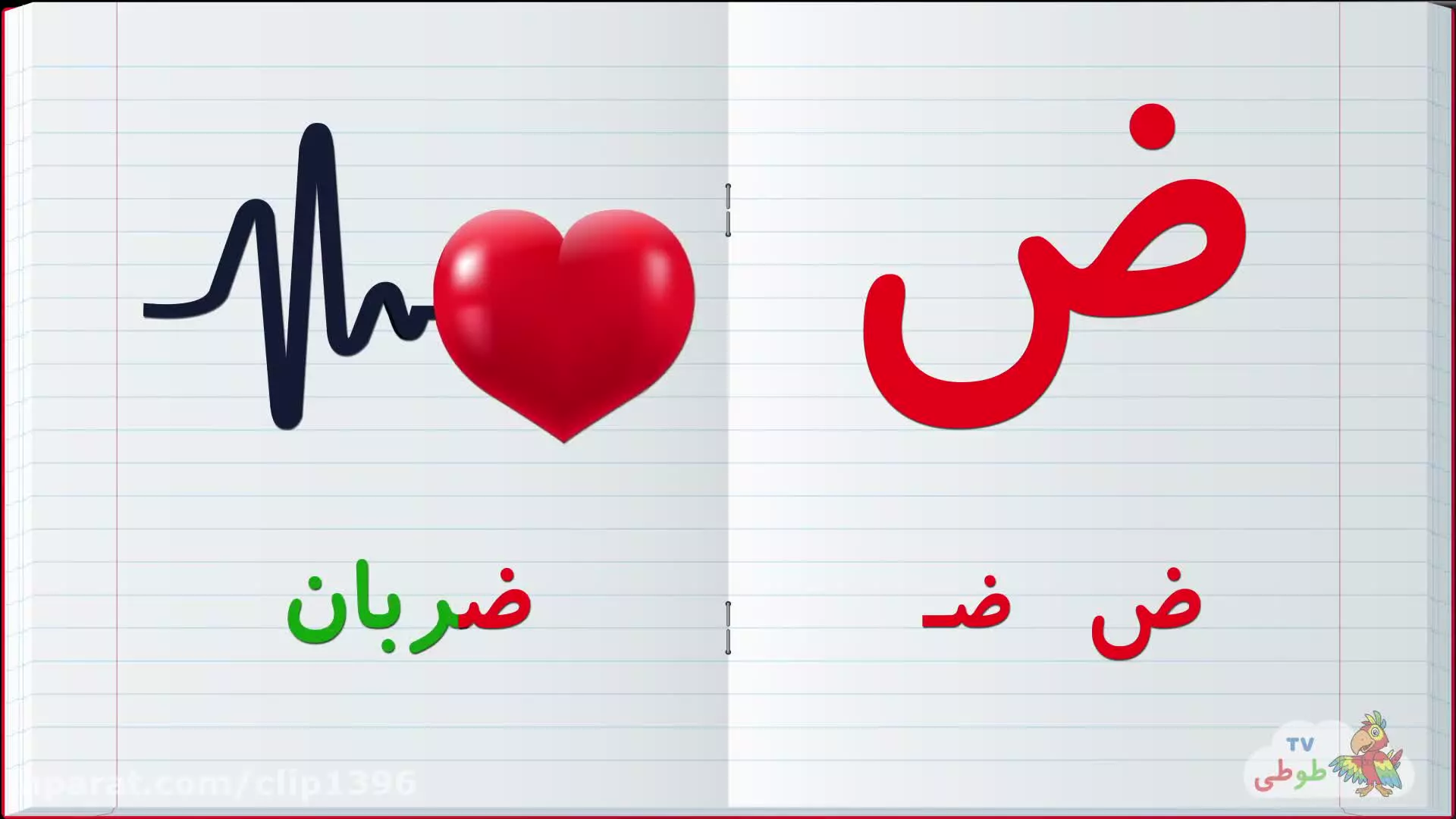 آموزش حرف ض: کلید یادگیری الفبا برای کودکان