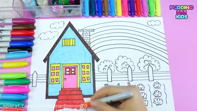 آموزش نقاشی مزرعه: سرگرمی و یادگیری برای کودکان