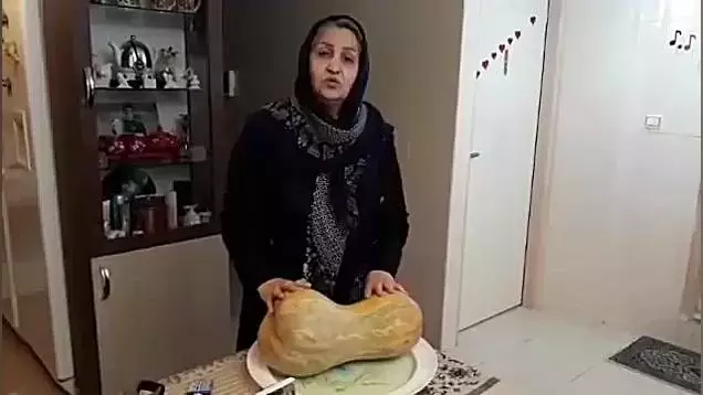 آموزش دسر كدو حلوايي