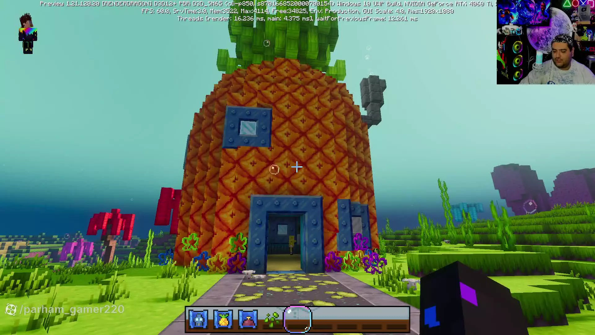 مود باب اسفنجی جدید برای ماینکرفت موبایل Minecraft