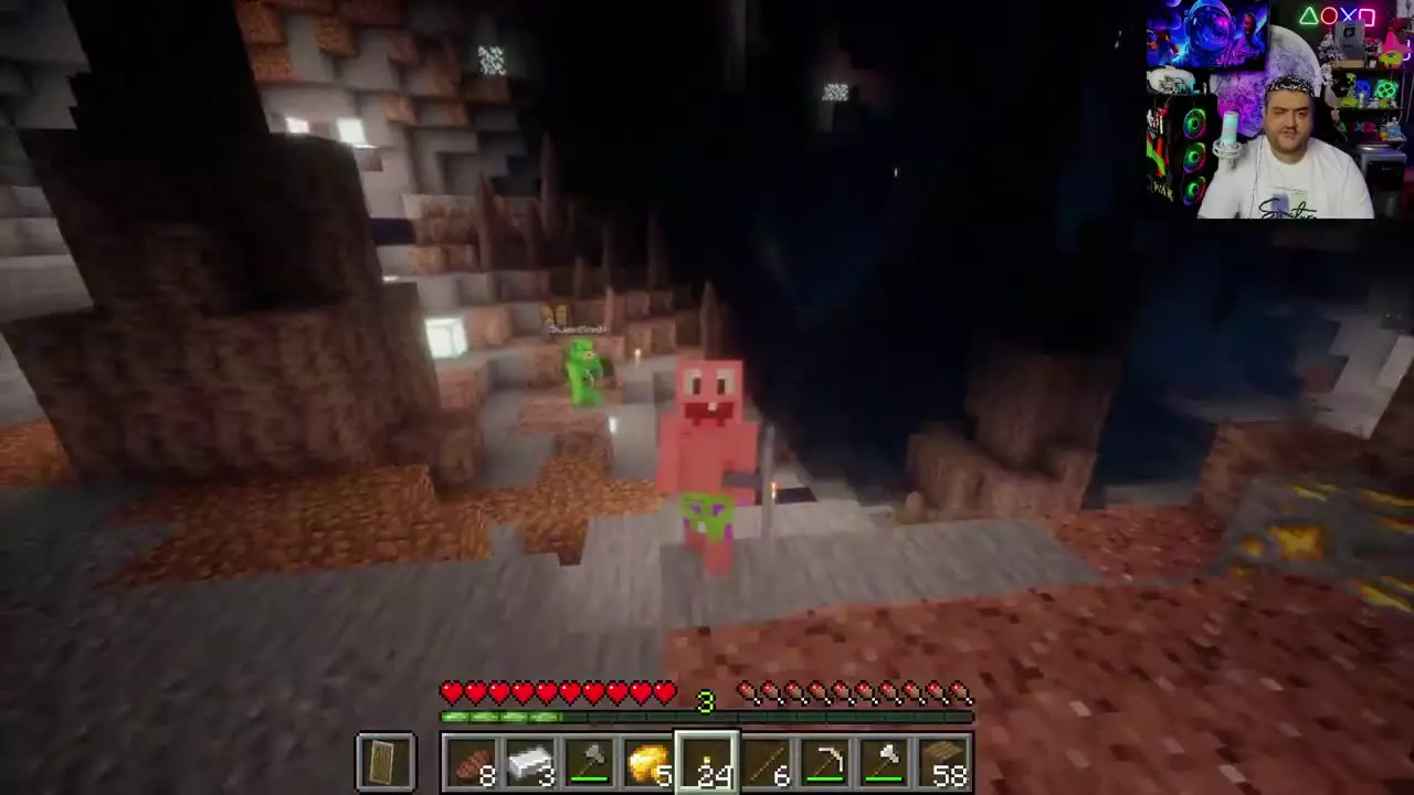بازی ماینکرفت داستانی باب اسفنجی و پلانگتون احضار هیروبراین پارت سوم Minecraft