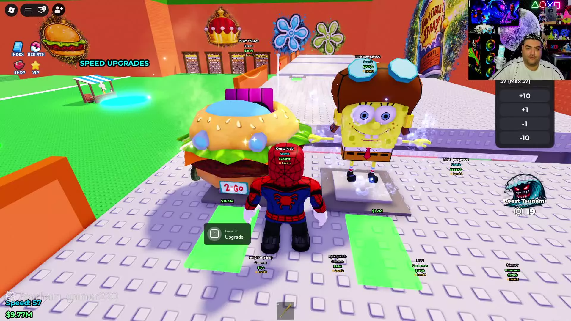 فرار باب اسفنجی از سونامی دریا پارت سوم escape tsunami for spongebob