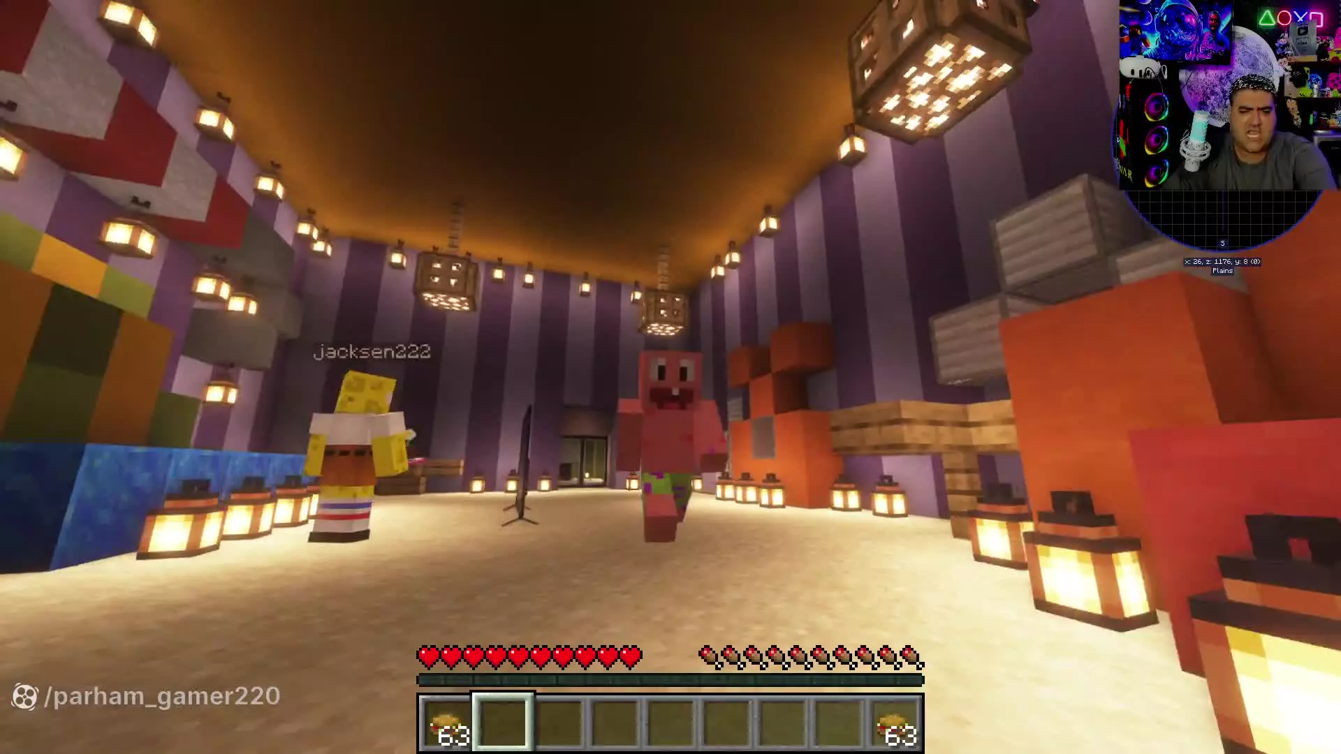 باب اسفنجی و پاتریک شغل جدید داستانی  Minecraft