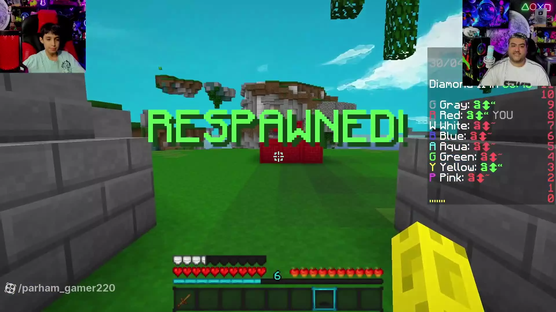 ماینکرفت بدوارز باب اسفنجی پارت اول Bedwars Minecraft
