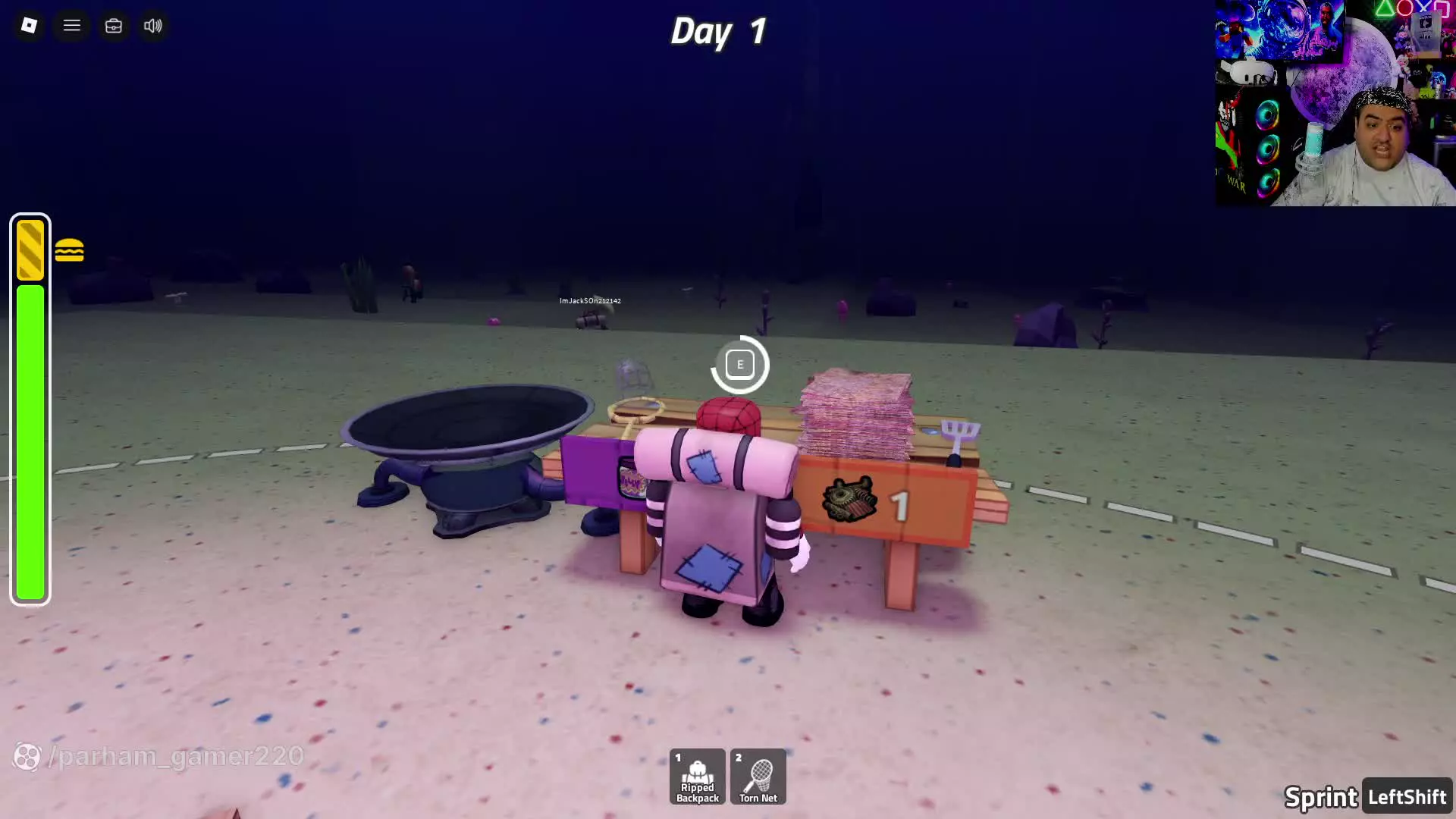 بازی ترسناک 99 شب در شهر باب اسفنجی روبلاکس پارت اول spongebob roblox