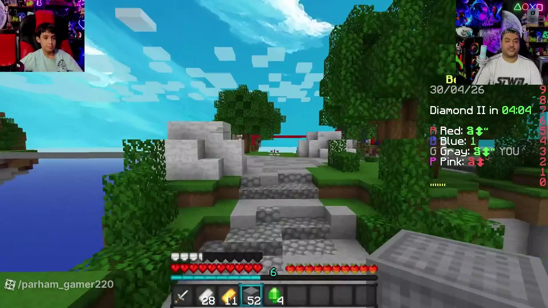 ماینکرفت بدوارز باب اسفنجی پارت دوم Bedwars Minecraft