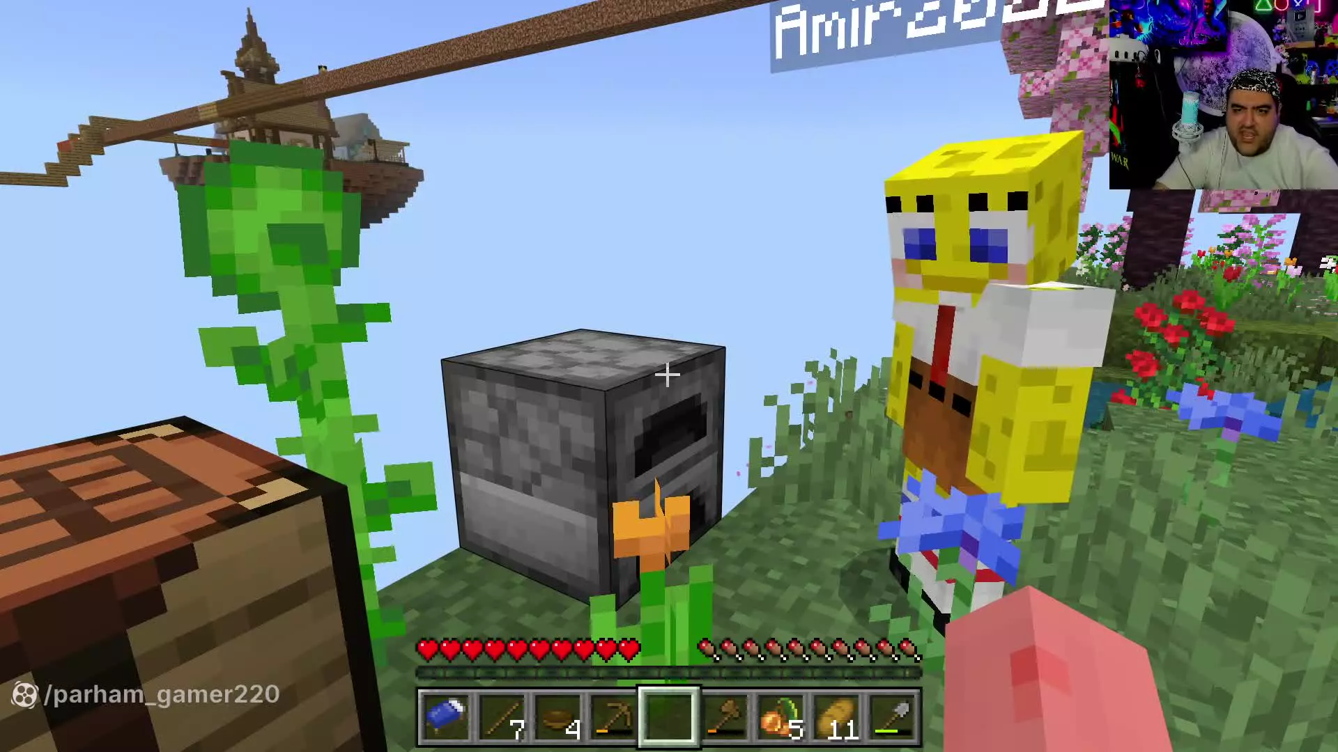 وان بلاک باب اسفنجی و پاتریک پارت پنجم ماینکرفت Minecraft