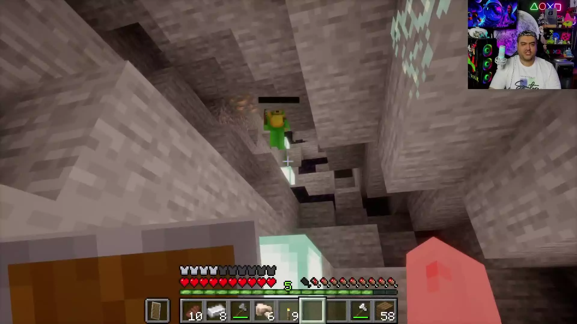 بازی ماینکرفت داستانی باب اسفنجی و پلانگتون احضار هیروبراین پارت چهارم Minecraft